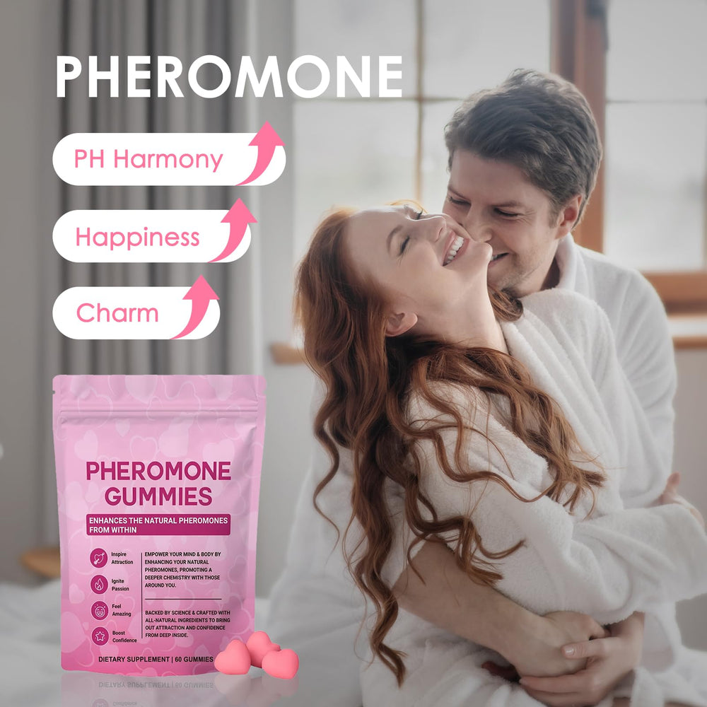 Strawberry-flavored Pheromone Gummies packaging
