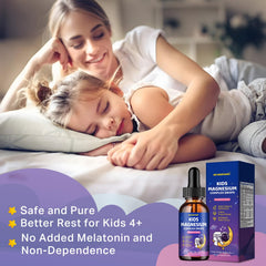 Strawberry-flavored magnesium liquid for kids