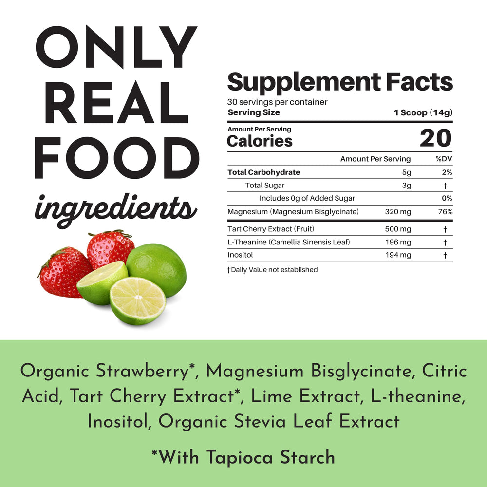 Ingredients: magnesium and tart cherry extract illustration