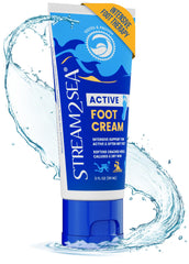 STREAM 2 SEA Active Foot Cream bottle delivering deep hydration for dry feet