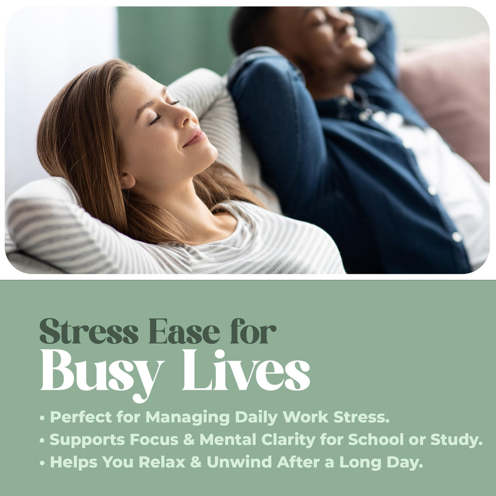 Theanine and Lemon Balm ingredients in Stress Ease