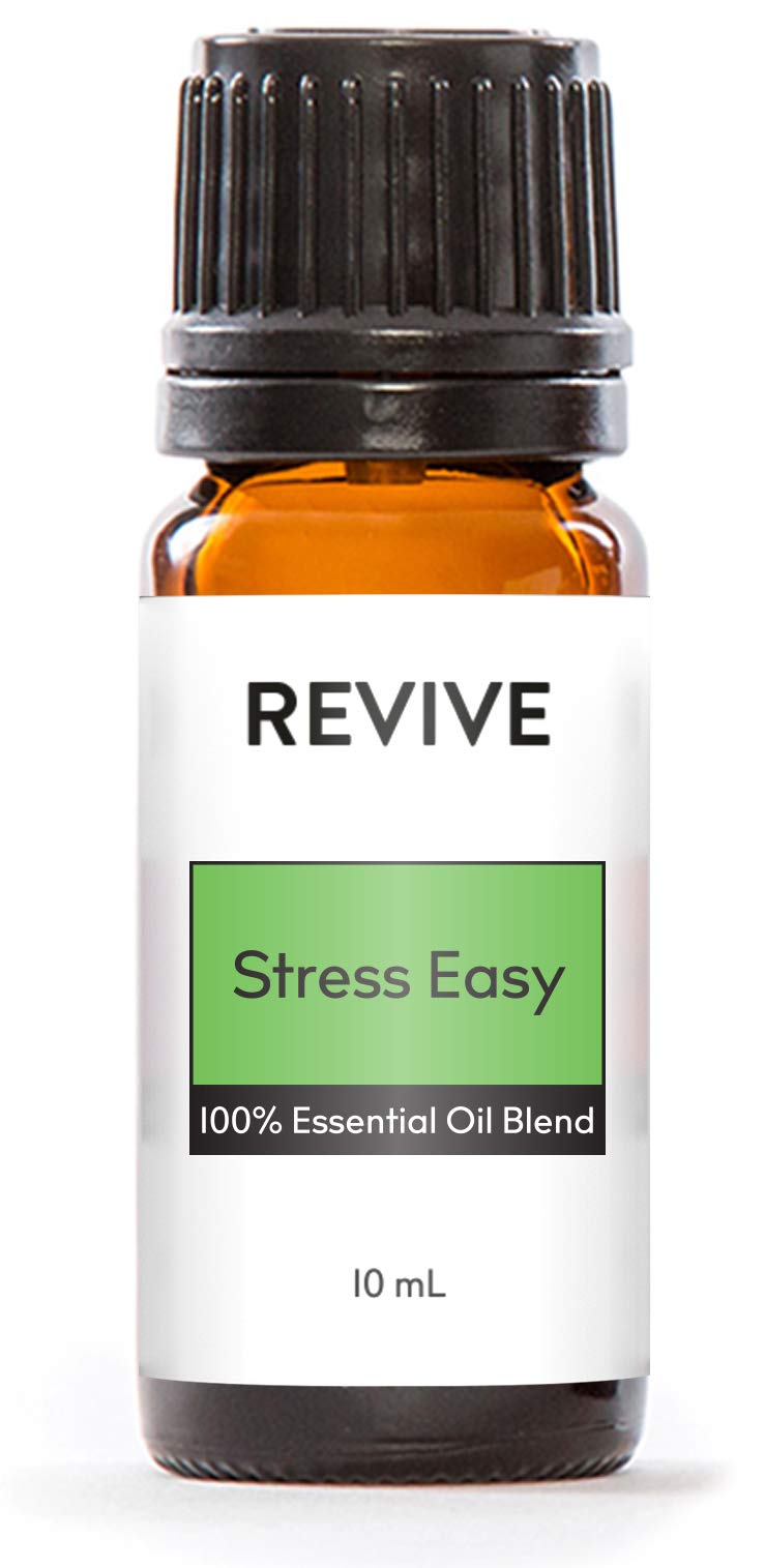Stress Easy Essential Oil Blend bottle label