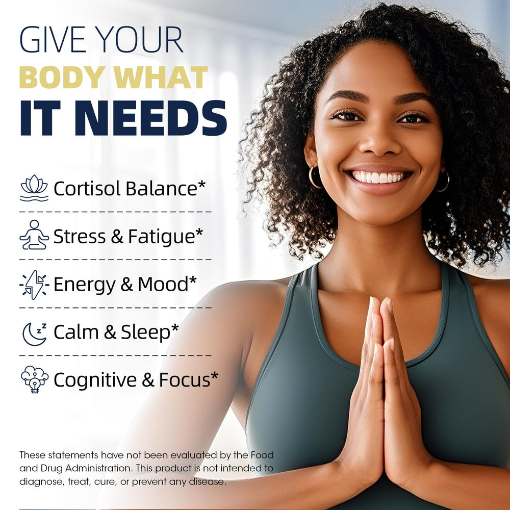 Mood and stress support with L-Theanine and Rhodiola