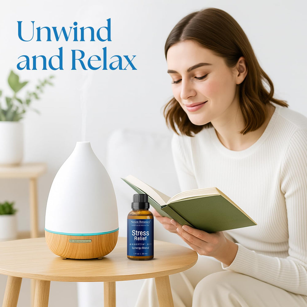 Home or office use for stress relief essential oil