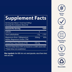 Product image showing Stress-X Magnesium powder packaging Lemon Lime flavor