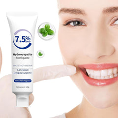 Tooth enamel strengthening toothpaste with hydroxyapatite