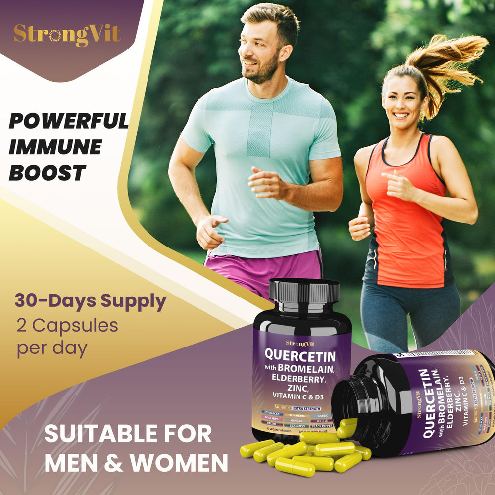 Close-up of StrongVit capsules