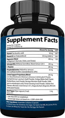 StrongVit cortisol supplement packaging with USA origin note