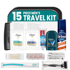 Stuhrling Bottle Trektote shampoo bottle ready for on-the-go grooming.