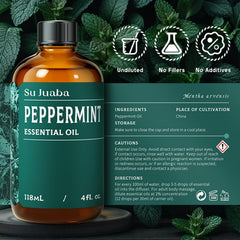Peppermint oil used for natural cleaning and air freshening