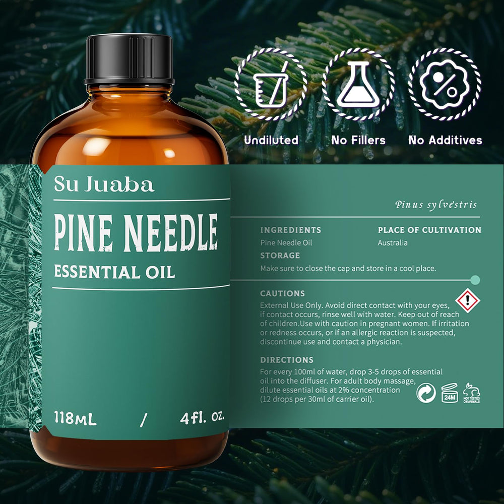 Scented candles and soap using Pine Needle Essential Oil