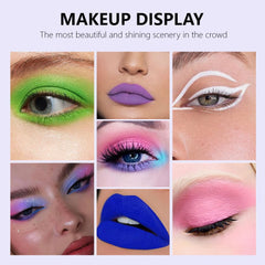 SUAKE 6Pcs Matte Color Eyeshadow set pink swatches for fun vibrant accents