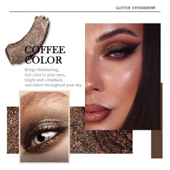 SUAKE glitter eyeshadow sticks close-up applying for a dramatic eye look.