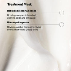 Suave Bonding Infusion Hair Mask application showing smoothing and detangling effect
