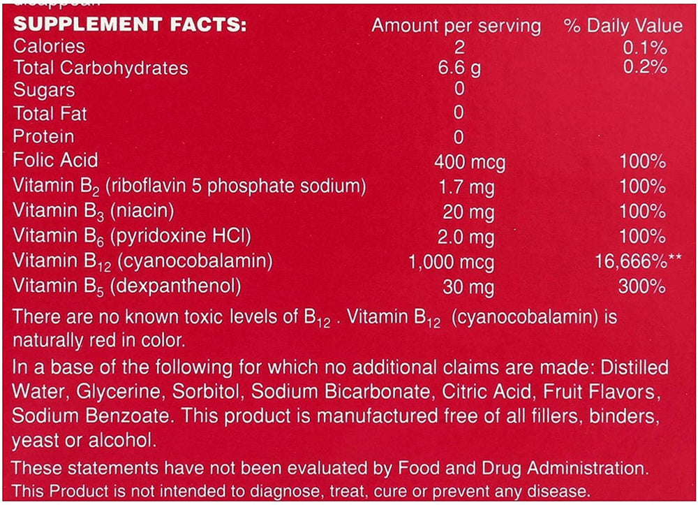 B-Total twin pack label with berry flavor