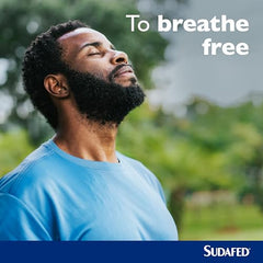 Sudafed quick relief nasal spray offering congestion support.