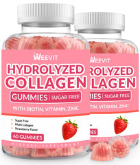 Sugar free collagen gummies bottle for women
