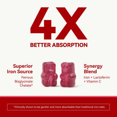 Illustration highlighting sugar-free, vegan, gluten-free berry gummies