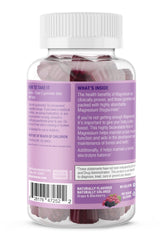 Back of SUKU Magnesium Gummies packaging showing nutrition facts