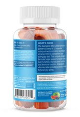 Gummies arranged to showcase mixed fruit flavor and texture
