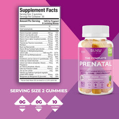 Iron-free formula label for gentle stomachs