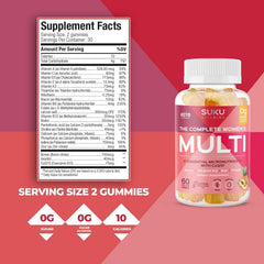 Pineapple-peach gummy vitamins on a white background