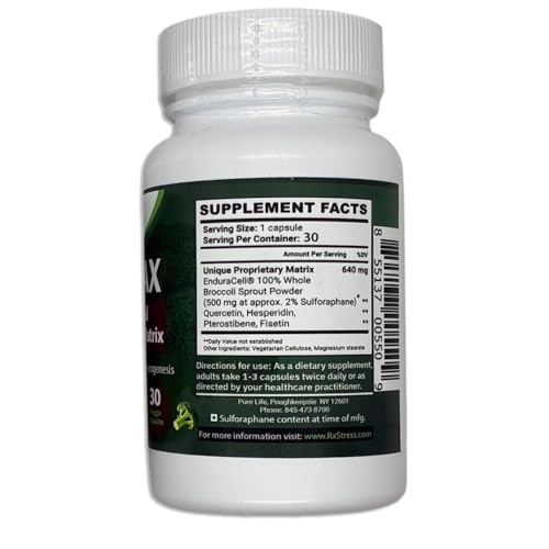 EnduraCell broccoli sprout powder used in SulforaMAX