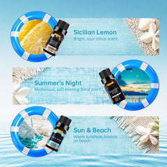 Beach-inspired diffuser oil in a bottle for diffusers