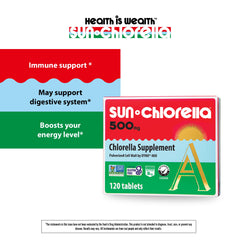 Immunity support image for Sun Chlorella 500mg tablets