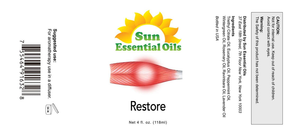 Deep Muscle Relief Blend Oil shown for diffuser use