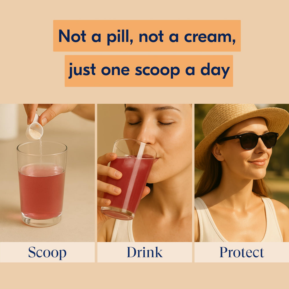 Dissolving mocha powder in water for Sun Powder supplement