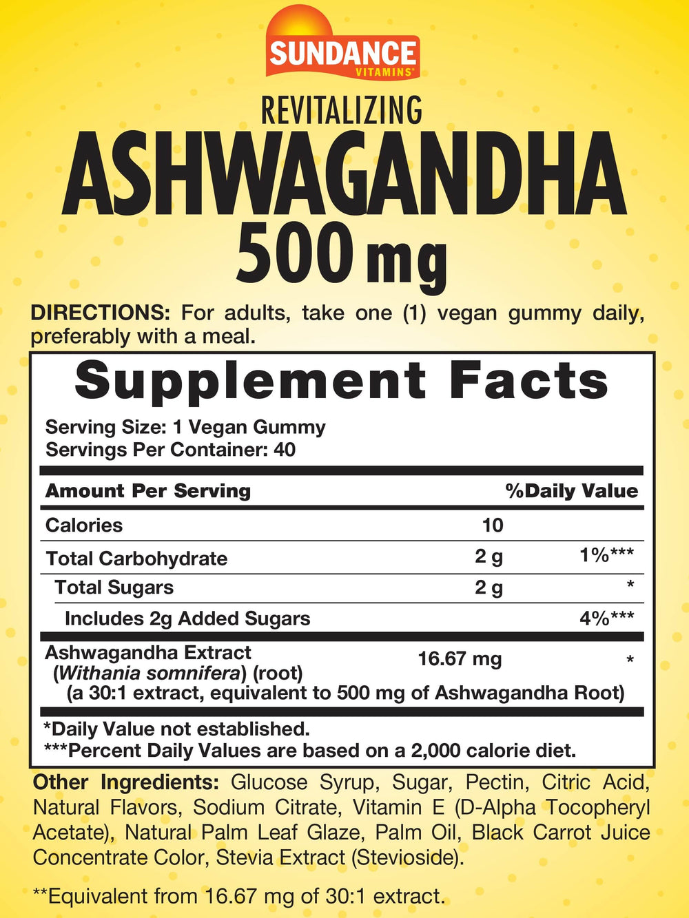 Tropical-flavored Ashwagandha gummies