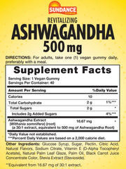 Tropical-flavored Ashwagandha gummies
