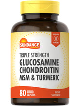 Sundance Glucosamine Chondroitin with MSM and Turmeric bottle front view