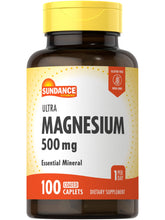 Bottle of Sundance Magnesium Supplement 500mg Oxide – 100 coated caplets