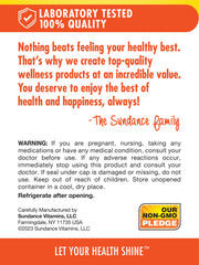 Packaging display of Sundance Probiotic-14 Complex with capsules