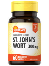 Sundance St. John's Wort capsules bottle front view with label