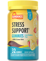 Sundance Stress Support Gummies 32-count bottle on a clean background