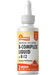 Sundance Sublingual Vitamin B Complex Berry flavor 2 oz bottle