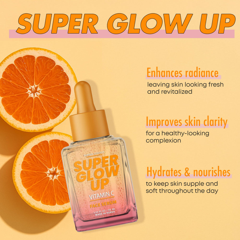 Sunday Essence serum swatch on hand showing lightweight, fast-absorbing texture.