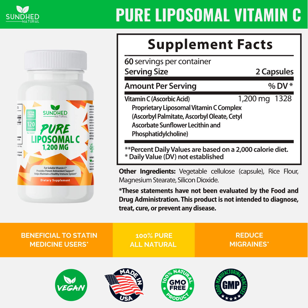 Vial highlighting immune support with liposomal Vitamin C