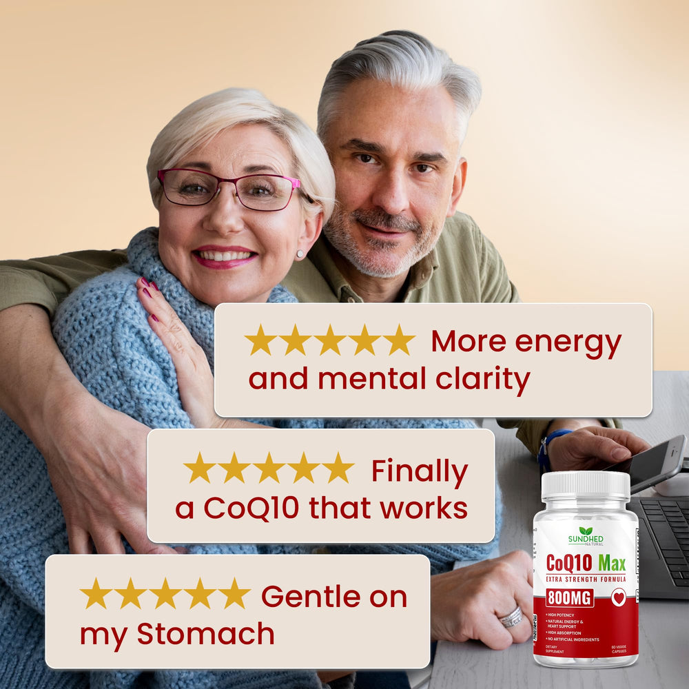 Sundhed Natural CoQ10 branding and packaging