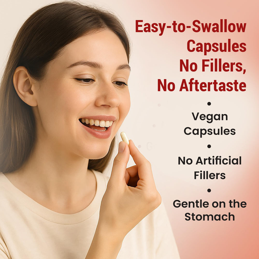 Close-up of Sundhed Natural CoQ10 capsules ingredients