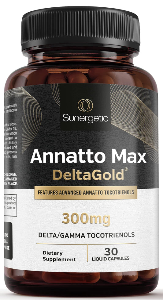 Sunergetic annatto tocotrienols 300mg bottle