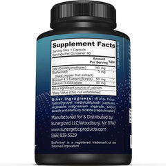 Sunergetic Premium DIM capsules close-up highlighting simple daily intake