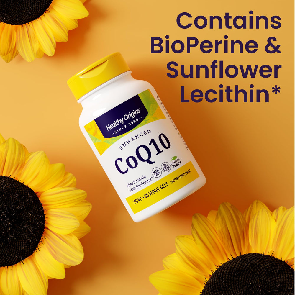 Sunflower lecithin and CoQ10 ingredients