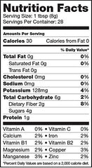 Sunfood Maca Powder package with back label visible