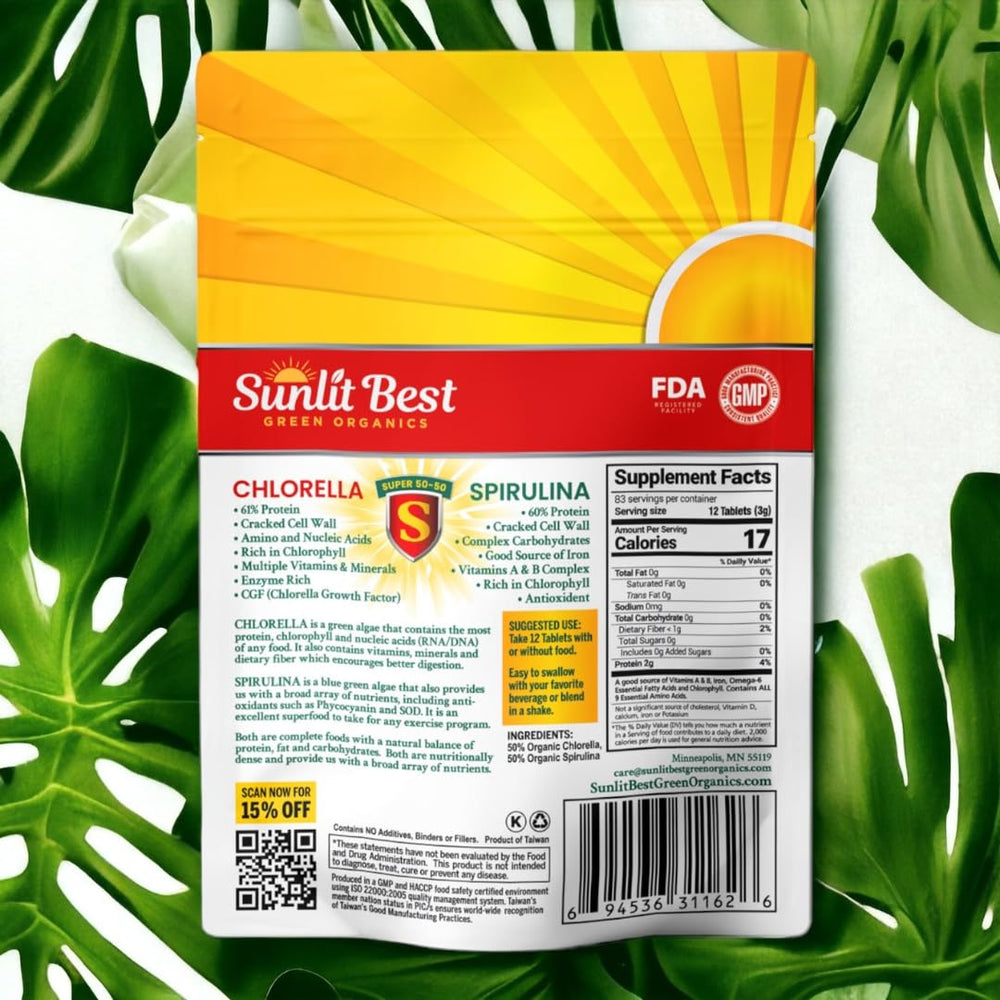 Sunlit Mega Pack travel-size bag with 1000 tablets