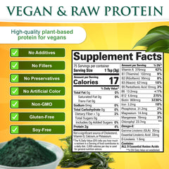 Scoop with Sunlit Spirulina powder