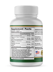 Close-up of SunVita Health Prostate Formula bottle label